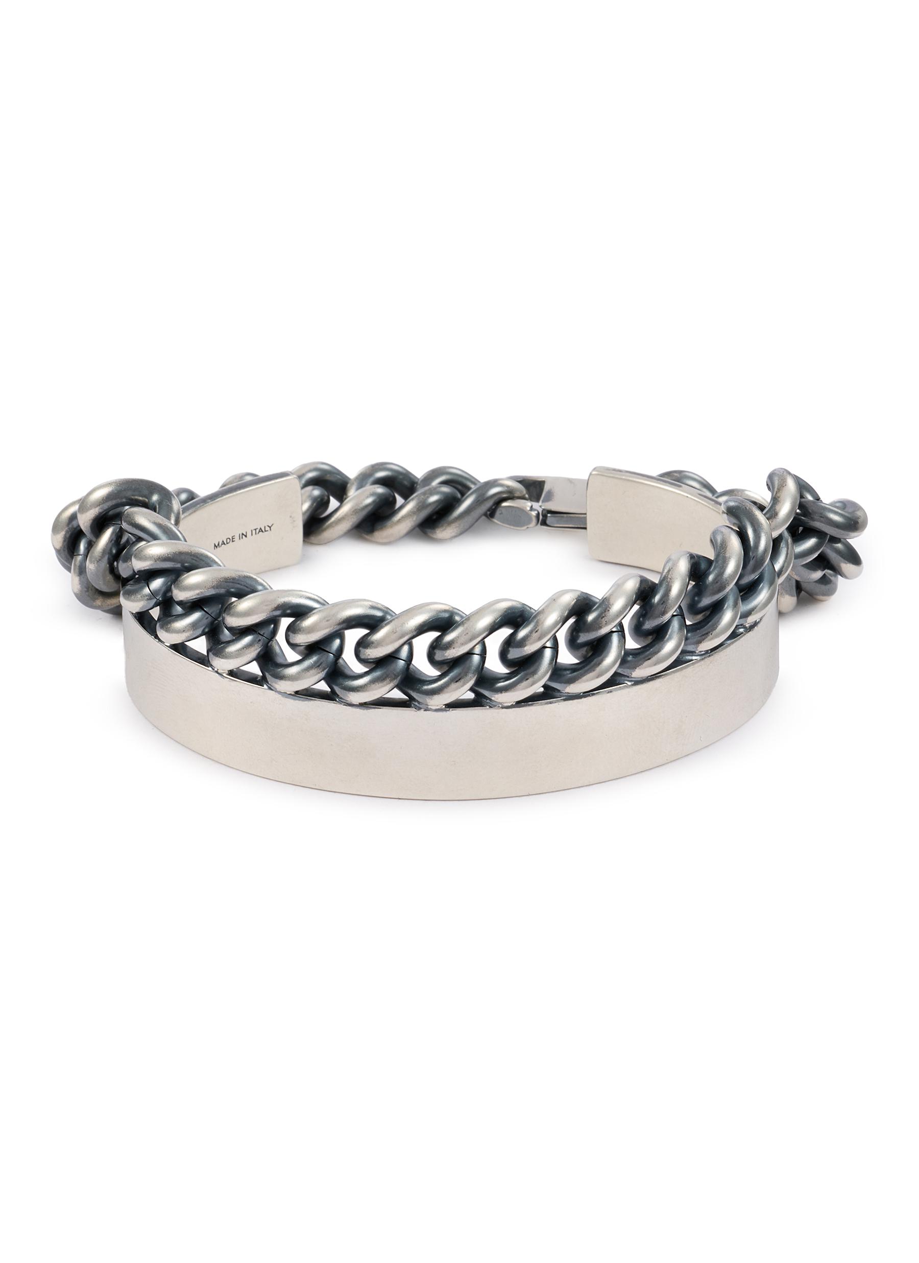 MM6 MAISON MARGIELA | Cuff Chain Bracelet | Men | Lane Crawford