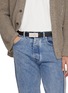 Figure View - Click To Enlarge - MM6 MAISON MARGIELA - Numeric Grain Leather Belt