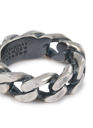 Detail View - Click To Enlarge - MM6 MAISON MARGIELA - Chain Ring