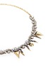 Detail View - Click To Enlarge - IOSSELLIANI - Zircon pavé brass arrow necklace
