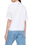 Back View - Click To Enlarge - THOM BROWNE - Overdyed 4-Bar Cotton Jersey Polo Shirt