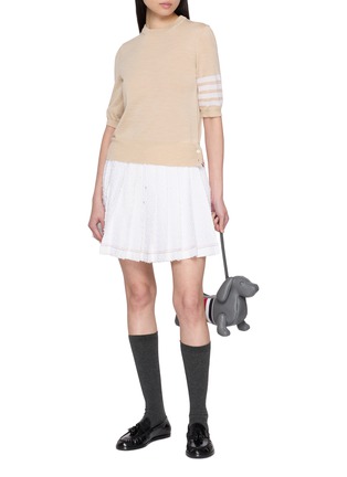 Figure View - Click To Enlarge - THOM BROWNE - 4 Bar T-Shirt