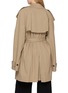 Back View - Click To Enlarge - BALENCIAGA - Double Breasted Cropped Jersey Trench Coat