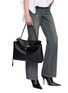 Front View - Click To Enlarge - BALENCIAGA - Medium Rodeo Leather Shoulder Bag