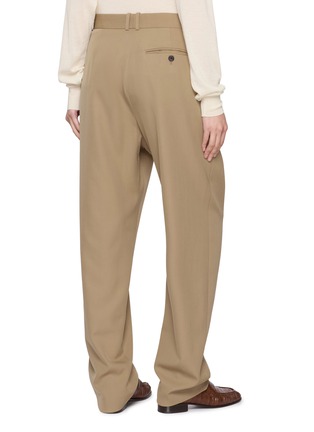 Back View - Click To Enlarge - THE ROW - Gianni Pleated Wool Pants