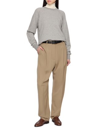 Figure View - Click To Enlarge - THE ROW - Gianni Pleated Wool Pants