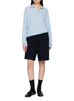 Figure View - Click To Enlarge - THE ROW - Larissa Cotton Shorts