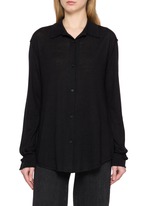 THE ROW | Nafari Button Up Cashmere Silk Linen Top | Women | Lane