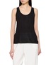 THE ROW Ninah Cashmere Silk Linen Tank Top