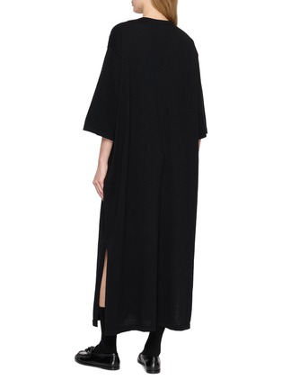 Back View - Click To Enlarge - THE ROW - Nolo Cotton Linen Maxi Dress