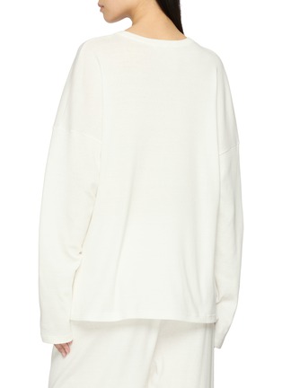 Back View - Click To Enlarge - THE ROW - Floris Oversized Cotton Top