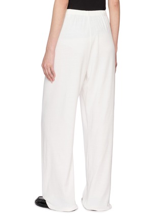 Back View - Click To Enlarge - THE ROW - Kohana Elasticated Waist Cotton Pants