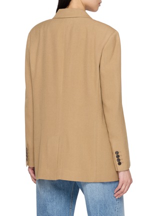 Back View - Click To Enlarge - THE ROW - Ezri Single Breasted Silk Blazer