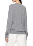 Back View - Click To Enlarge - THE ROW - Nian Long Sleeve V-Neck Cashmere Top