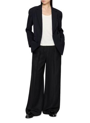 Figure View - Click To Enlarge - THE ROW - Ezri Single Breasted Wool Blazer