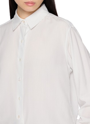  - THE ROW - Fiora Detachable Collar Silk Shirt