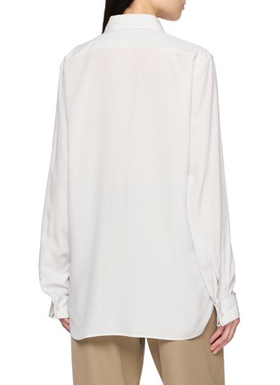 Back View - Click To Enlarge - THE ROW - Fiora Detachable Collar Silk Shirt