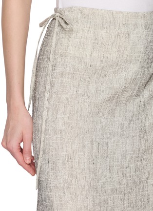  - THE ROW - Blum Side Slit Linen Silk Skirt