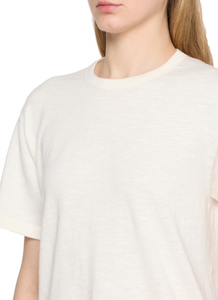  - THE ROW - Narlan Cotton Linen T-Shirt