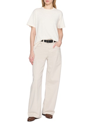 Figure View - Click To Enlarge - THE ROW - Narlan Cotton Linen T-Shirt