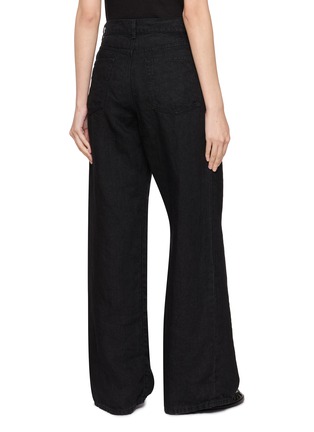 Back View - Click To Enlarge - THE ROW - Eglitta Linen Denim Jeans