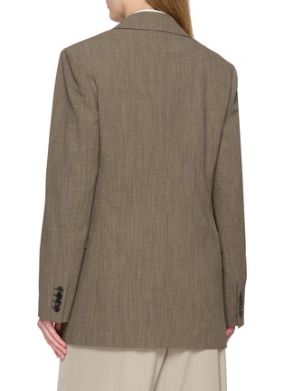Back View - Click To Enlarge - THE ROW - Devlin Single Breasted Wool Blazer