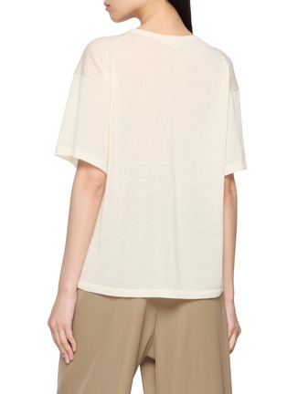 Back View - Click To Enlarge - THE ROW - Nonas Cashmere Top