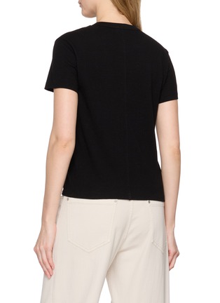 Back View - Click To Enlarge - THE ROW - Jovita Cotton Cashmere Silk T-Shirt