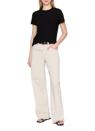 Figure View - Click To Enlarge - THE ROW - Jovita Cotton Cashmere Silk T-Shirt