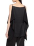Back View - Click To Enlarge - THE ROW - Koray Draped Silk Top