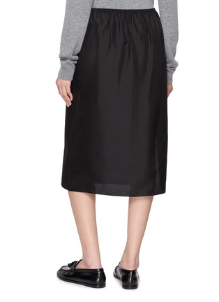Back View - Click To Enlarge - THE ROW - Colm Wool Midi Skirt