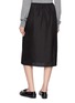 Back View - Click To Enlarge - THE ROW - Colm Wool Midi Skirt