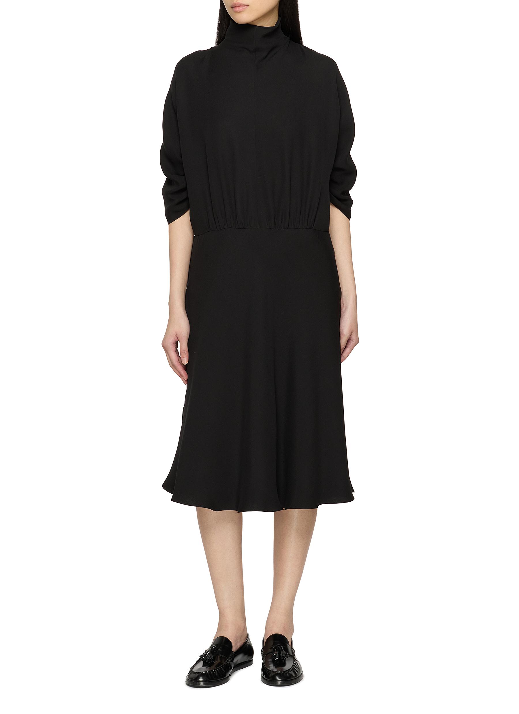 THE ROW | Emmeline Turtleneck Silk Dress | Women | Lane Crawford THE ROW | Emmeline Turtleneck Silk Dress | Women | Lane Crawford