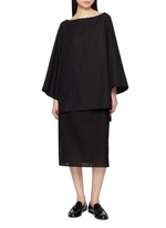 knee length dresses for ladies Junia Long Sleeve Mini Dress