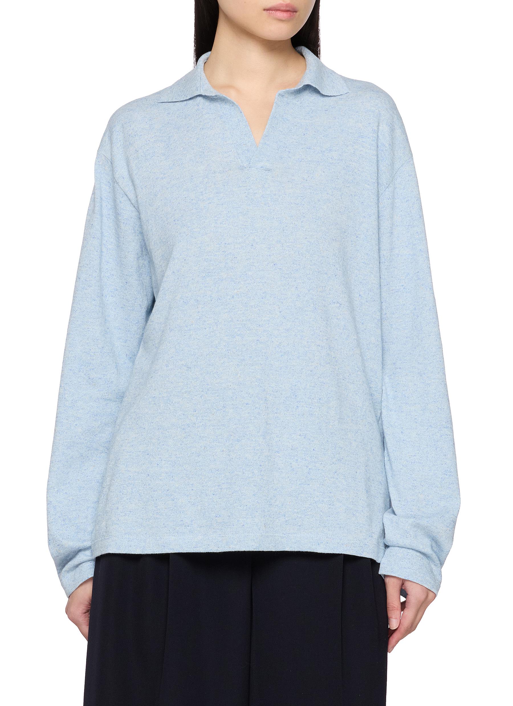 THE ROW | Niosa Cotton Linen Top | Women | Lane Crawford