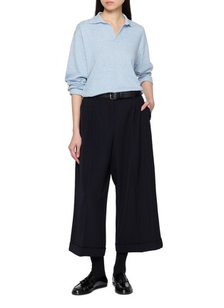 Figure View - Click To Enlarge - THE ROW - Niosa Cotton Linen Top