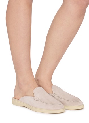 Figure View - Click To Enlarge - MAGNANNI - Sophie Suede Mules