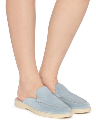 Figure View - Click To Enlarge - MAGNANNI - Sophie Suede Mules