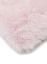 Detail View - Click To Enlarge - LAGOM - Fox Fur Cushion — Lilac