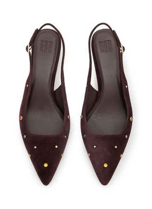 Detail View - Click To Enlarge - PEDDER RED - Lajos 45 Suede Slingback Pumps