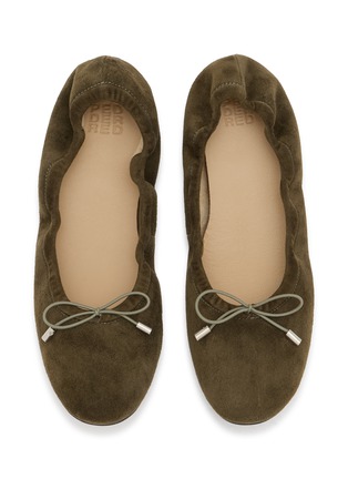 Detail View - Click To Enlarge - PEDDER RED - Rahat Suede Ballerina Flats
