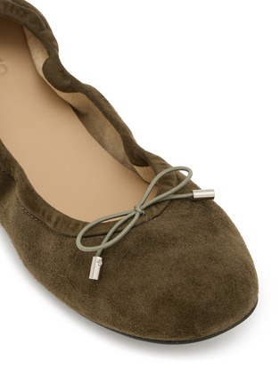 Detail View - Click To Enlarge - PEDDER RED - Rahat Suede Ballerina Flats