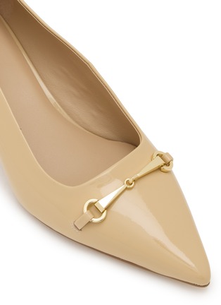 Detail View - Click To Enlarge - PEDDER RED - Lodonna 45 Patent Leather Pumps