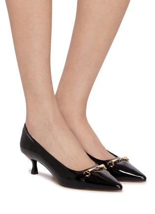 Figure View - Click To Enlarge - PEDDER RED - Lodonna 45 Patent Leather Pumps