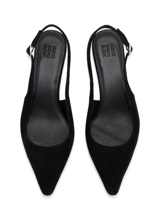 Detail View - Click To Enlarge - PEDDER RED - Sachi 55 Suede Slingback Pumps