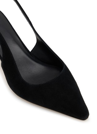 Detail View - Click To Enlarge - PEDDER RED - Sachi 55 Suede Slingback Pumps