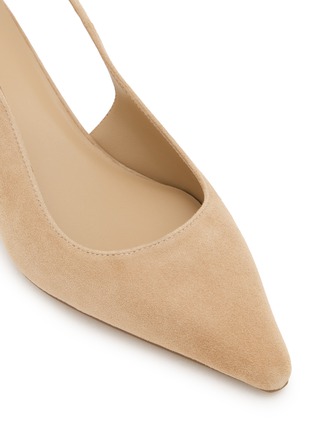Detail View - Click To Enlarge - PEDDER RED - Sachi 55 Suede Slingback Pumps