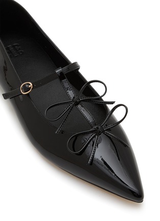 Detail View - Click To Enlarge - PEDDER RED - Jasper Patent Leather Ballerina Flats