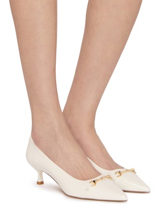 Figure View - Click To Enlarge - PEDDER RED - Lodonna 45 Patent Leather Pumps