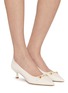 Figure View - Click To Enlarge - PEDDER RED - Lodonna 45 Patent Leather Pumps